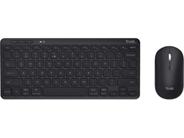 Een Trust Lyra Eco draadloze deskset, azerty koop je bij best4office