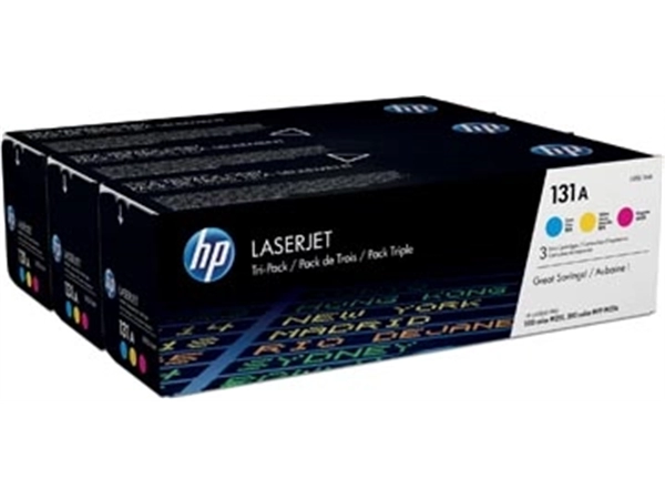 Een HP toner 131A, 1 800 pagina's, OEM U0SL1AM, 3 kleuren koop je bij Muys Kantoor & Kado