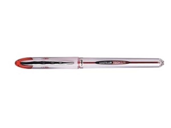 Een Uni Ball Vision Elite 200 roller, schrijfbreedte 0,6 mm, punt 0,8 mm, rood koop je bij best4office