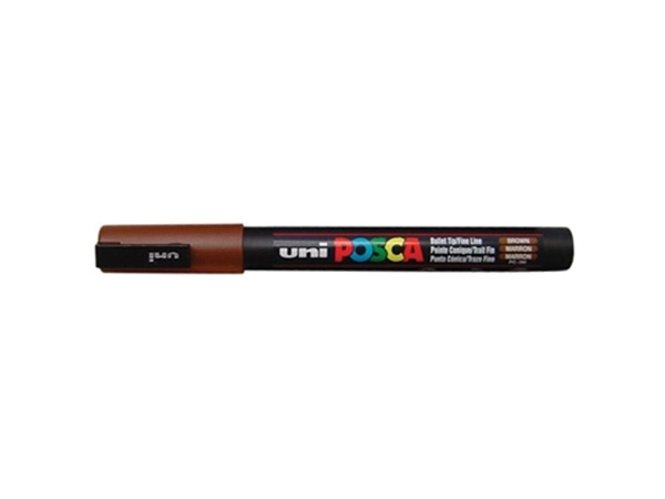 Een Uni POSCA paintmarker PC-1MC, 0,7 mm, bruin koop je bij best4office