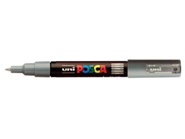 Een Uni POSCA paintmarker PC-1MC, 0,7 mm, grijs koop je bij best4office