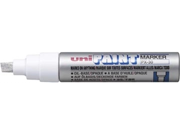 Een Uni Paint Marker PX-30 zilver koop je bij Muys Kantoor & Kado