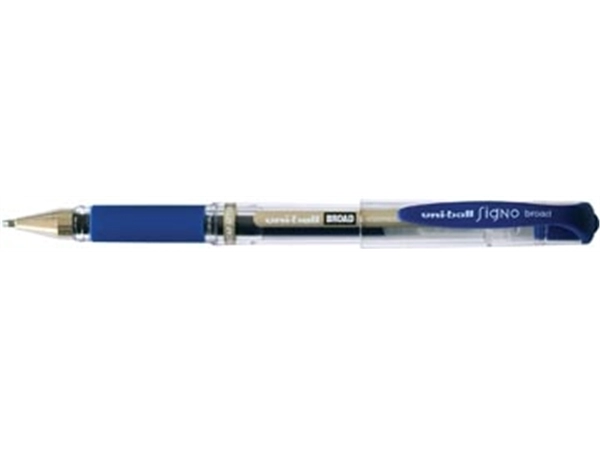 Een Uniball roller Signo Broad, 0,65 mm, blauw koop je bij best4office