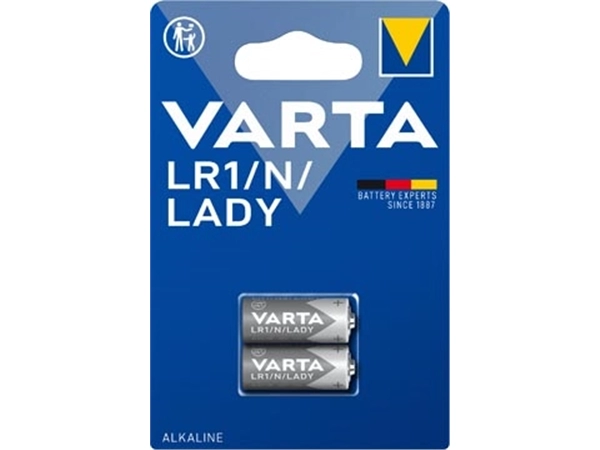 Een Varta batterij Alkaline Special LR1, blister van 2 stuks koop je bij Muys Kantoor & Kado