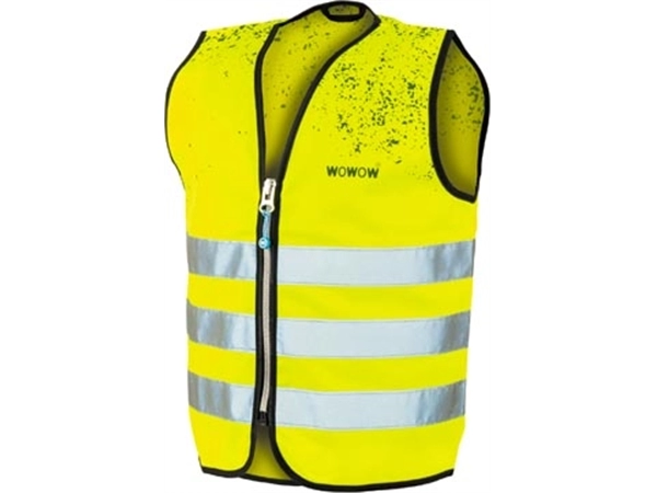 Een Wowow Schlamm Jacket fluohesje, geel, M (kind) koop je bij Muys Kantoor & Kado