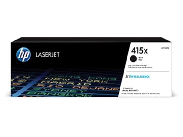 Een HP toner 415X, 7.500 pagina's, OEM W2030X, zwart koop je bij Muys Kantoor & Kado