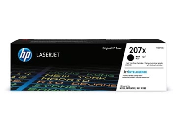 Een HP toner 207X, 3.150 pagina's, OEM W2210X, zwart koop je bij Muys Kantoor & Kado