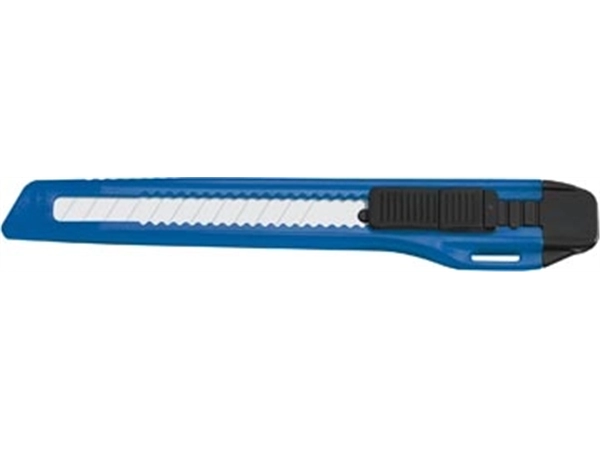 Een Westcott office cutter, 9mm, zwart/blauw, op blister koop je bij best4office