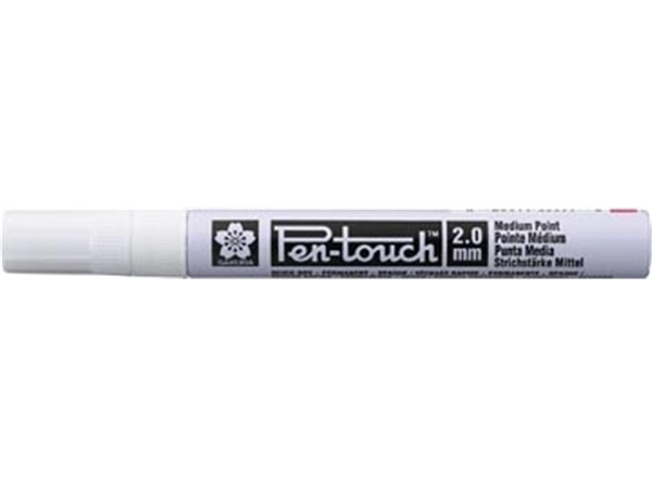 Een Sakura paint Marker Pen-Touch, medium, fluorescerend rood koop je bij best4office