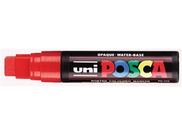 Een uni-ball Paint Marker op waterbasis Posca PC-17K rood koop je bij Muys Kantoor & Kado