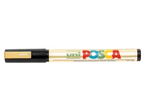 Een uni-ball Paint Marker op waterbasis Posca PC-3M goud koop je bij best4office