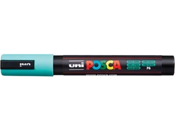 Een uni-ball Paint Marker op waterbasis Posca PC-3M, zeegroen koop je bij best4office