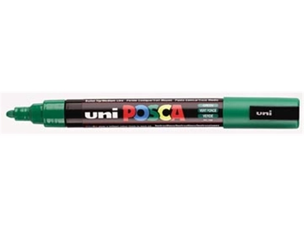 Een uni-ball Paint Marker op waterbasis Posca PC-5M donkergroen koop je bij best4office