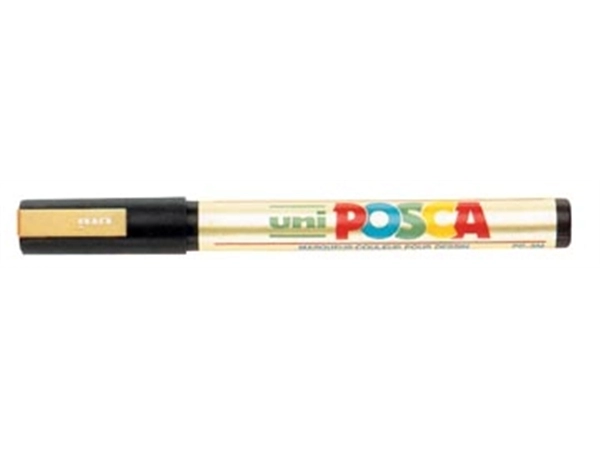 Een uni-ball Paint Marker op waterbasis Posca PC-5M goud koop je bij best4office