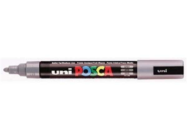 Een uni-ball Paint Marker op waterbasis Posca PC-5M grijs koop je bij best4office