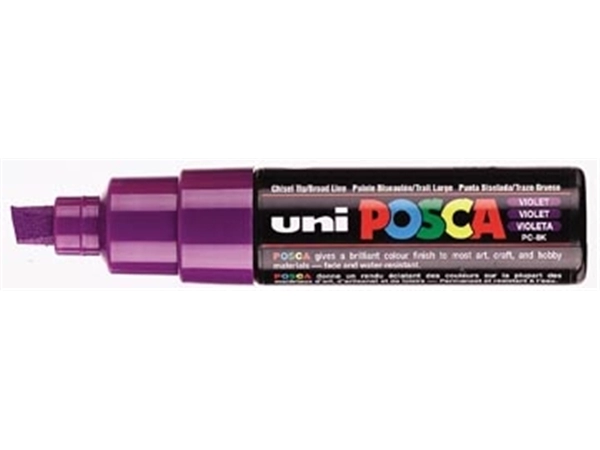 Een uni-ball Paint Marker op waterbasis Posca PC-8K paars koop je bij Muys Kantoor & Kado