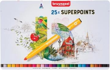 Een Bruynzeel viltstift Expression, doos van 25 stuks koop je bij best4office