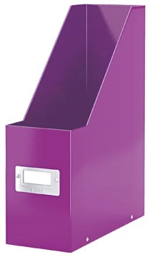 Een Leitz tijdschriftenhouder Wow Click & Store paars koop je bij best4office