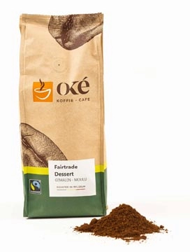 Een Oké koffie, gemalen, pak van 250 g, Fairtrade Dessert koop je bij Muys Kantoor & Kado