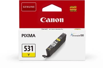 Een Canon inktcartridge CLI-531, 515 pagina's, OEM 6121C001, geel koop je bij Muys Kantoor & Kado