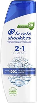 Een Head & Shoulders 2 in 1 Classic shampoo, fles van 300 ml koop je bij best4office