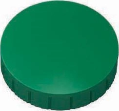 Een MAUL magneet Solid, 32 mm, trekkracht 800 gr, doos van 10 stuks, groen koop je bij best4office