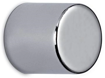 Een MAUL neodymium cylinder magneet, ft 10x10x10 mm, trekkracht 4kg blister 4 voor glas-, whitebord koop je bij Muys Kantoor & Kado