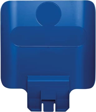 Een Rubbermaid Slim Jim paneel voor recycling station, blauw koop je bij Muys Kantoor & Kado