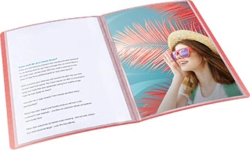 Een Esselte Colour'Breeze showalbum, ft A4, koraal koop je bij best4office