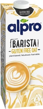 Een Alpro Barista glutenvrije havermelk, 1 l, pak van 8 stuks koop je bij Muys Kantoor & Kado