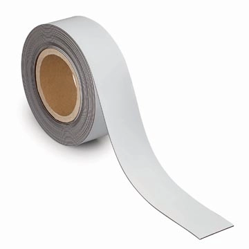 Een MAUL magnetisch etiketband beschrijf- en wisbaar, 10mtx50mm, wit koop je bij best4office