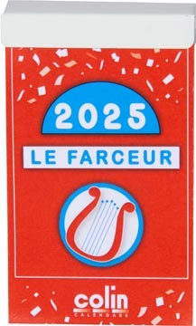 Een Dagblokkalender Le Farceur François Pirette 2025 koop je bij best4office