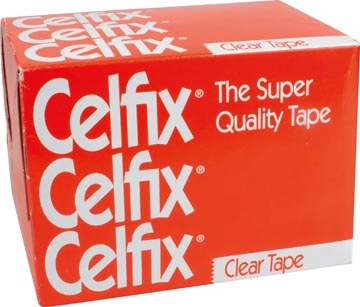 Een Celfix plakband cellulose ft 12 mm x 66 m koop je bij Muys Kantoor & Kado