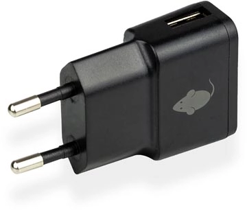 Een Greenmouse oplader USB-A, zwart koop je bij best4office