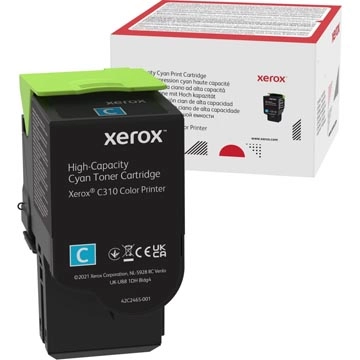 Een Xerox toner C310/C315, 5.500 pagina's, OEM 006R04365, cyaan koop je bij Muys Kantoor & Kado