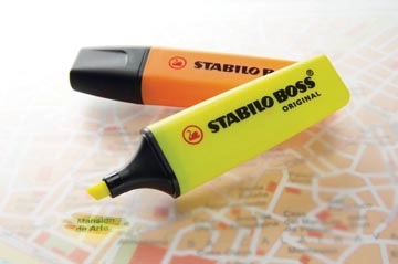 Een STABILO BOSS ORIGINAL markeerstift, geel koop je bij best4office