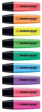 Een STABILO BOSS ORIGINAL markeerstift, geel koop je bij best4office