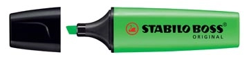 Een STABILO BOSS ORIGINAL markeerstift, groen koop je bij Muys Kantoor & Kado