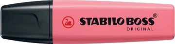 Een STABILO BOSS ORIGINAL Pastel markeerstift, cherry blossom (lichtroze) koop je bij best4office