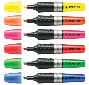 Een STABILO LUMINATOR markeerstift, geel koop je bij Muys Kantoor & Kado