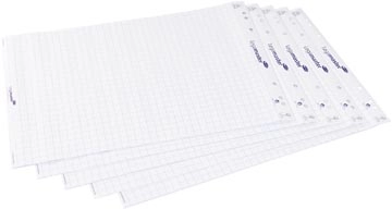 Een Legamaster flipchartpapier, ft 65 x 98 cm, geruit, 20 vel, pak van 5 stuks koop je bij best4office