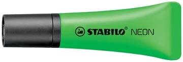 Een STABILO NEON markeerstift, groen koop je bij best4office