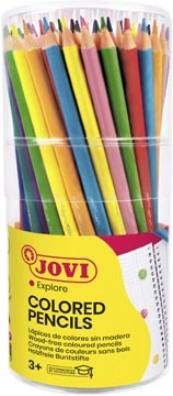 Een Jovi Kleurpotlood Woodless, doos van 48 stuks koop je bij Muys Kantoor & Kado