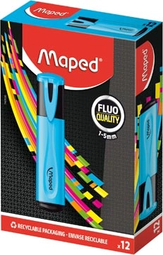 Een Maped markeerstift Fluo'Peps Classic blauw koop je bij best4office