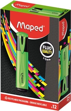 Een Maped markeerstift Fluo'Peps Classic groen koop je bij best4office