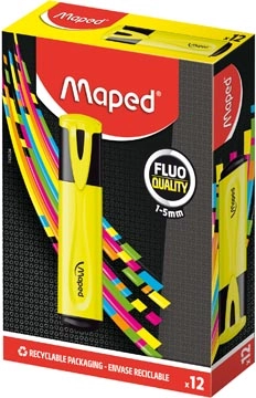 Een Maped markeerstift Fluo'Peps Classic geel koop je bij best4office