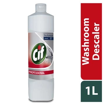 Een Cif sanitair ontkalker, flacon van 1 l koop je bij Muys Kantoor & Kado