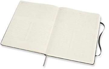 Een Moleskine notitieboek professional, ft 19 x 25 cm, gelijnd, harde cover, 189 blad, zwart koop je bij Muys Kantoor & Kado