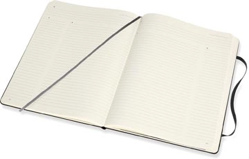 Een Moleskine notitieboek professional, ft 19 x 25 cm, gelijnd, harde cover, 189 blad, zwart koop je bij Muys Kantoor & Kado