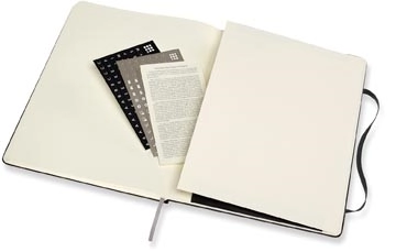 Een Moleskine notitieboek professional, ft 19 x 25 cm, gelijnd, harde cover, 189 blad, zwart koop je bij Muys Kantoor & Kado